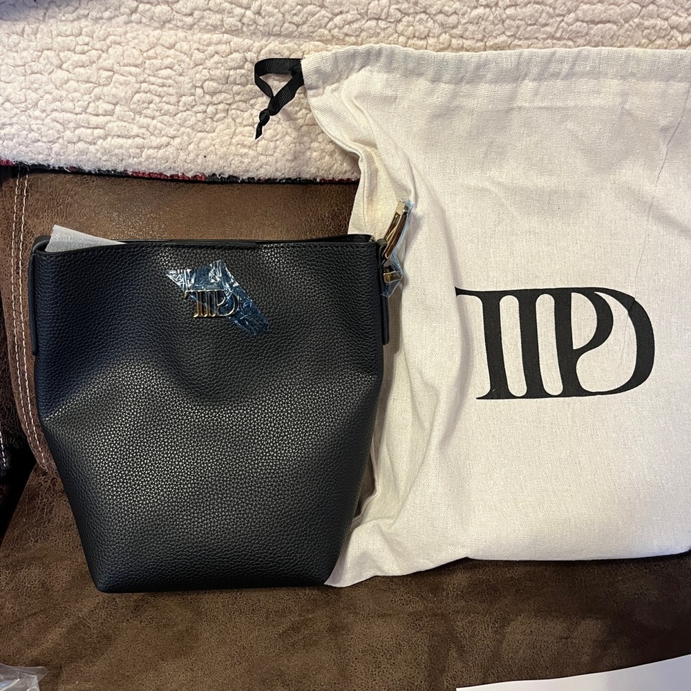 Taylor Swift The Tortured Poets Department Black Bucket Purse
